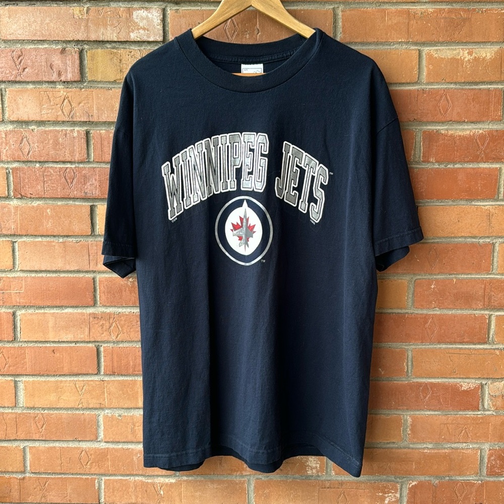 Vintage Winnipeg Jets T-Shirt / XL / 90s / NHL